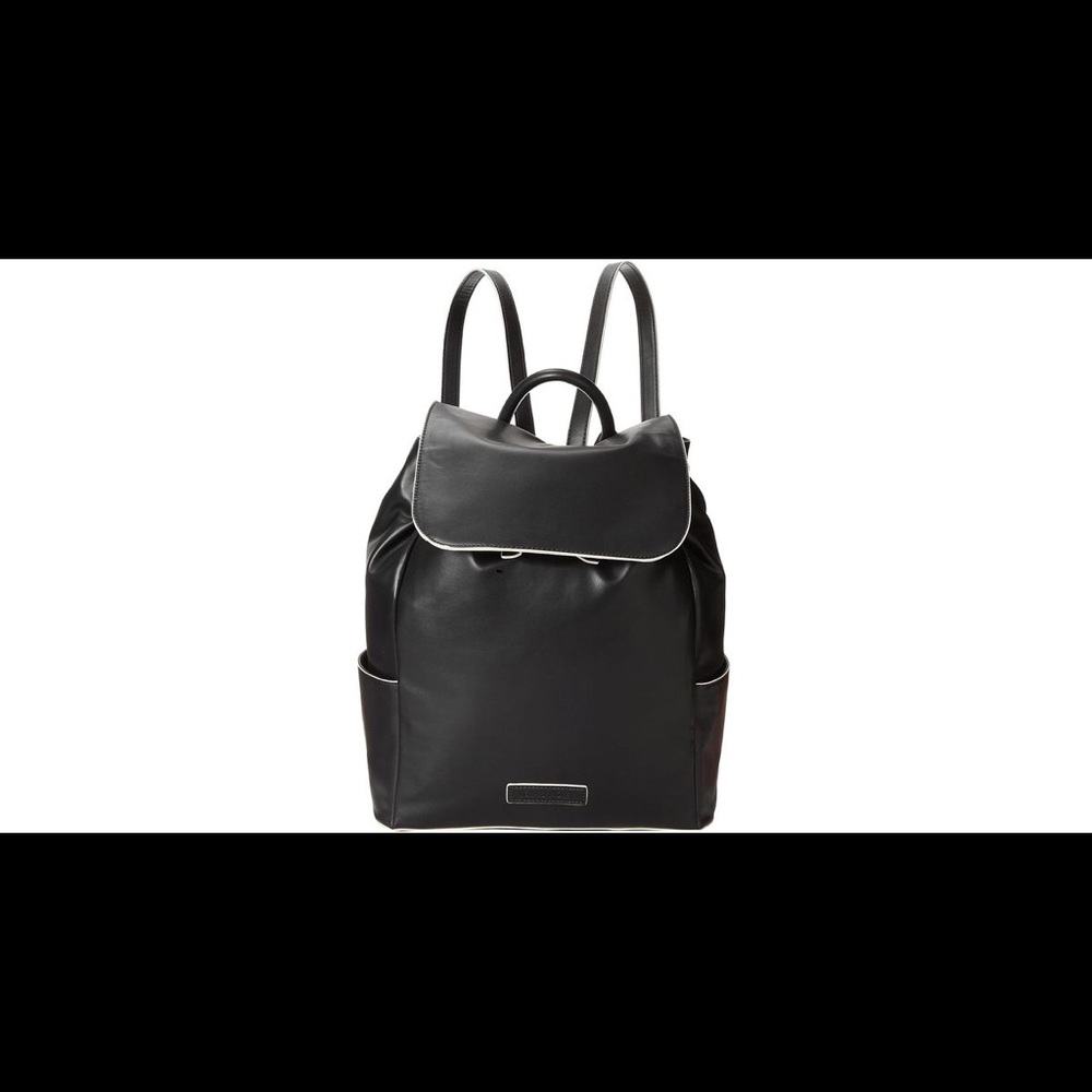 Vera Bradley Black Faux Leather Backpack